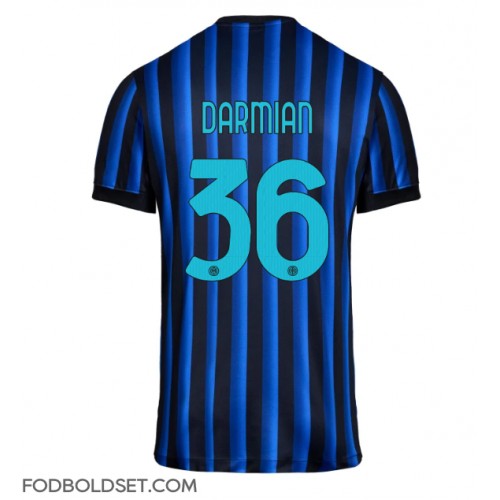 Inter Milan Matteo Darmian #36 Hjemmebanetrøje 2025-26 Kortærmet